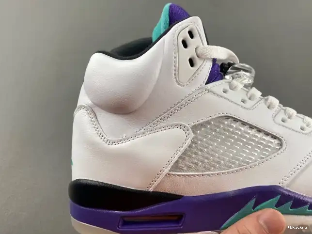 Cheap TBkick Air 5 Jordan Grape 136027-108 Retro (2013) 0607